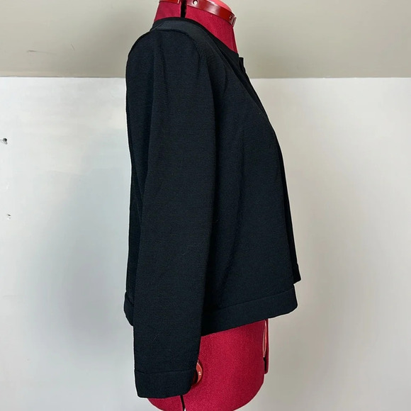 Alfred Sung long sleeve viscose blend cardigan with single closure neckline - Picture 3 of 6